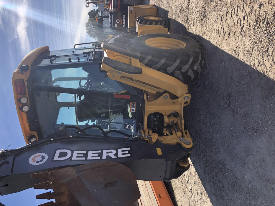 2020 John Deere 310LEP Cab/Heat/Air, 4WD, Standard Stick, Pilot Controls, 2 Way Hydraulics, TAG Manual QC