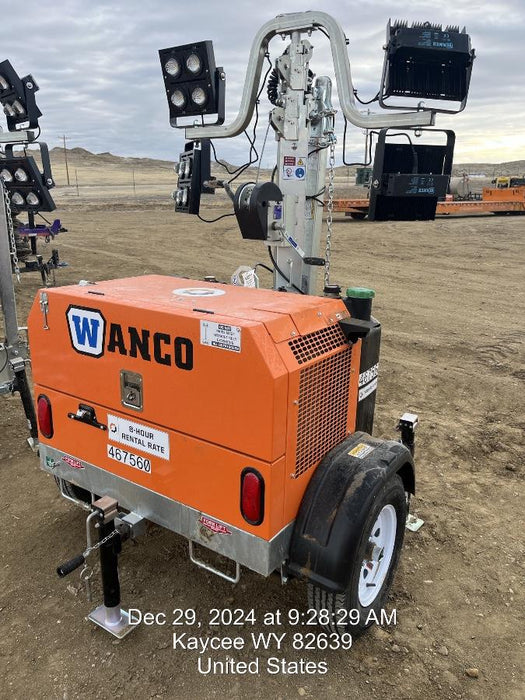 2024 Wanco WLTT-4MM4K Diesel, Deep Sea Controller, Shore Power Plug, Auto Start, (4) 350W LED Floodlights, 4kW Generator, 60 Gal Fuel Tank, 2" Ball, T3