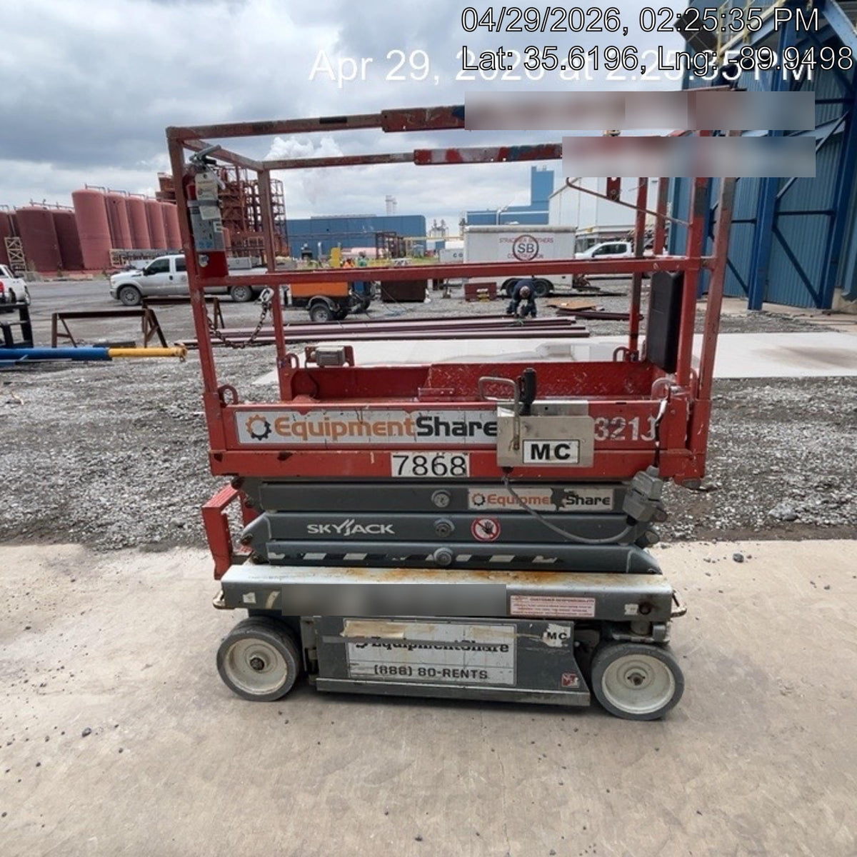 2018 Skyjack SJIII-3219 Skyjack SJIII3219 Scissor Lift w/Trojan Batteries