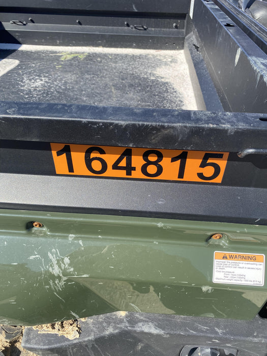 2021 Yanmar YU1000 Canopy, Steel Wheel, Poly WindShield, Beacon, Backup Alarm