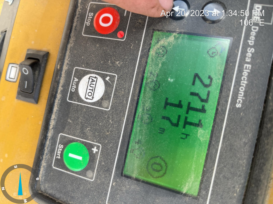 2022 Allmand NLV3GR (4) LED Light Fixture 350W, 23' Vertical Mast, 3kW Prime, Towable, ES Decals, T3