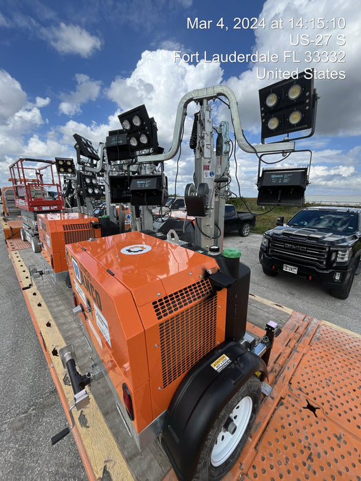 2023 Wanco WLTT-4MM4K Diesel, Deep Sea Controller, Shore Power Plug, Auto Start, (4) 350W LED Floodlights, 4kW Generator, 60 Gal Fuel Tank, 2" Ball, T3