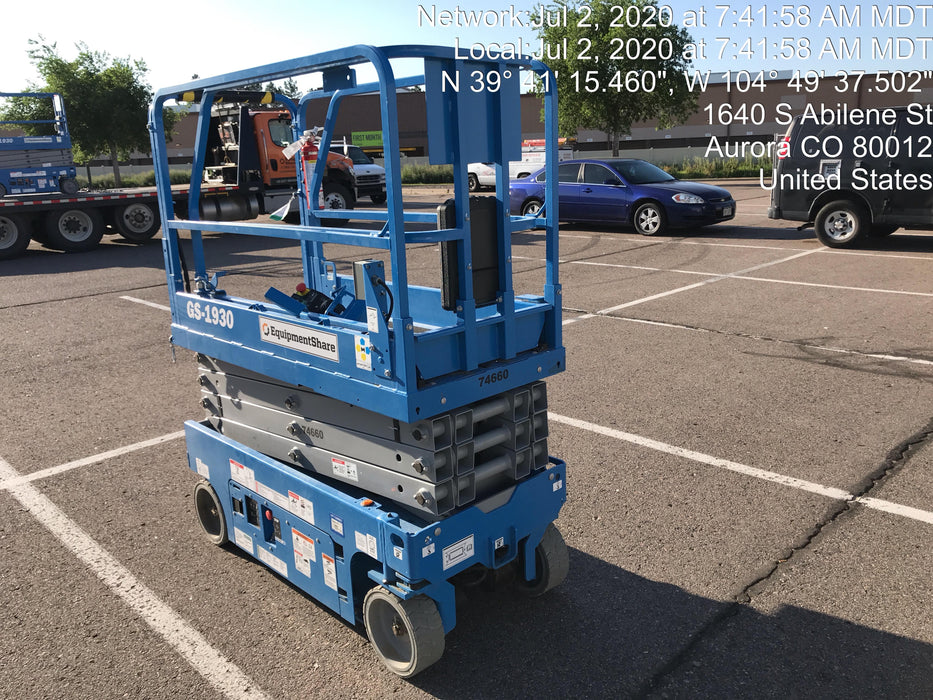 2020 Genie GS-1930 Fixed rails with chain entry gate - Pre A92.20