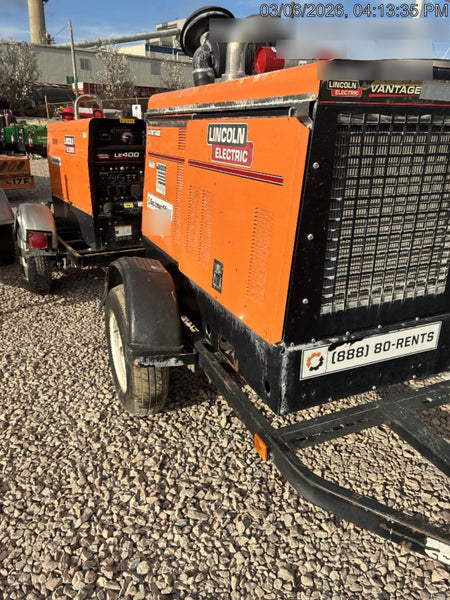 2021 Lincoln Electric Vantage 549X Ready Pak 3, ORANGE (includes trailer, cable rack, fender light kit)