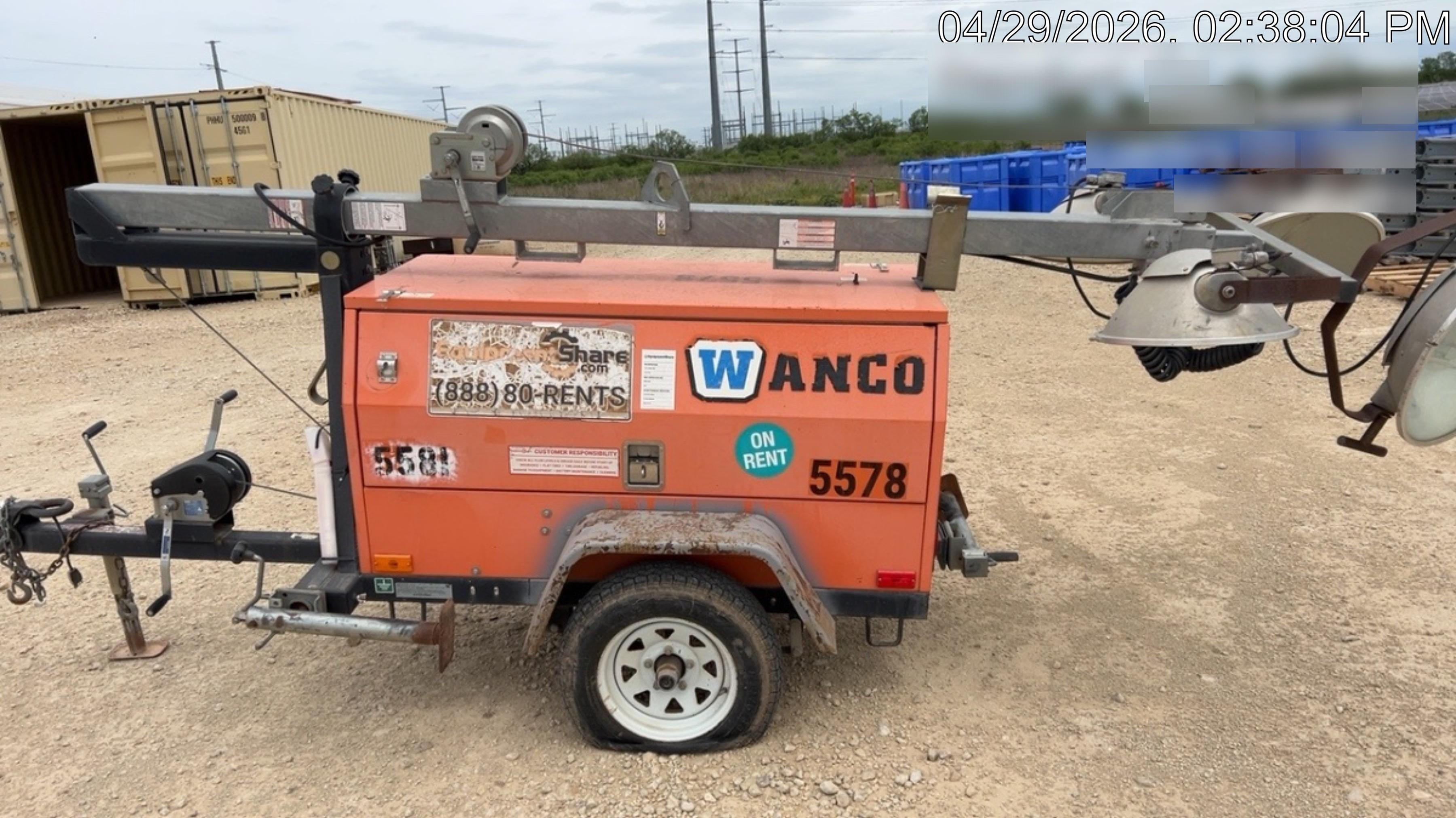Wanco WLT-4M WANCO WLT-4M 6 kW Towable Light Generator