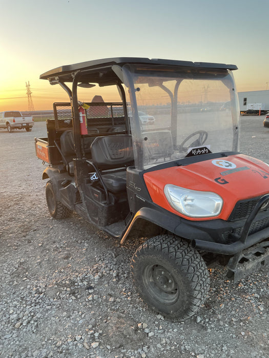 2021 Kubota RTV-X1140W-H Plastic Canopy, Windshield Acrylic Clear, LED Strobe Light, Wire Harness Kit, Back up Alarm
