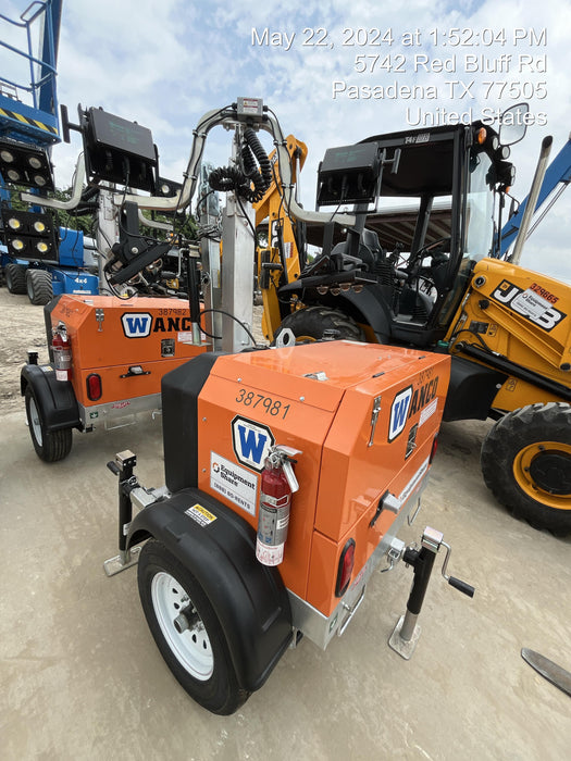 2024 Wanco WLTT-4MM4K Diesel, Deep Sea Controller, Shore Power Plug, Auto Start, (4) 350W LED Floodlights, 4kW Generator, 60 Gal Fuel Tank, 2" Ball, T3