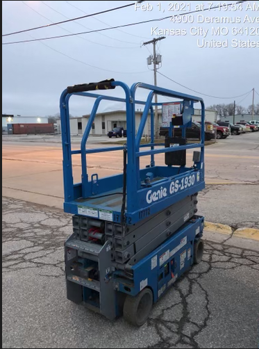 2018 Genie GS-1930 Genie GS-1930 w/Fixed Rail, Chain Entry