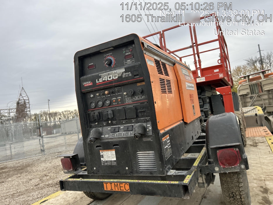 2024 Lincoln Electric LE400 Kubota V1505, Trlr, Cable Rack, Light Kit, ES Decals, T3
