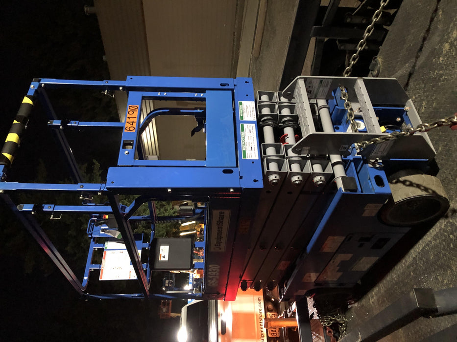 2020 Genie GS-1930 Solid Non Marking Tires, Beacon, Folding rails with half height swing gate, 800W Inverter