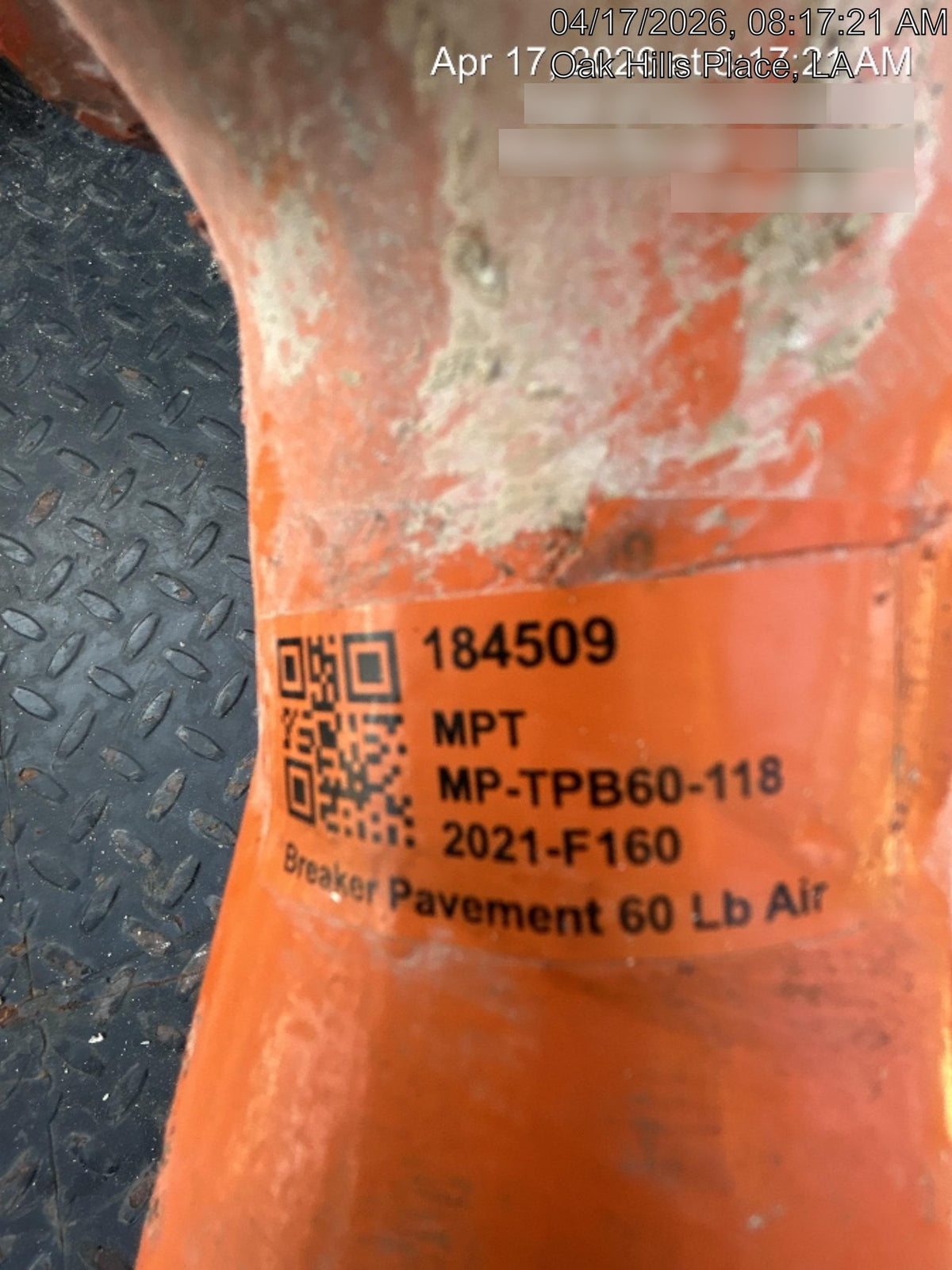 2021 MICHIGAN PNEUMATIC MP-TPB60-118