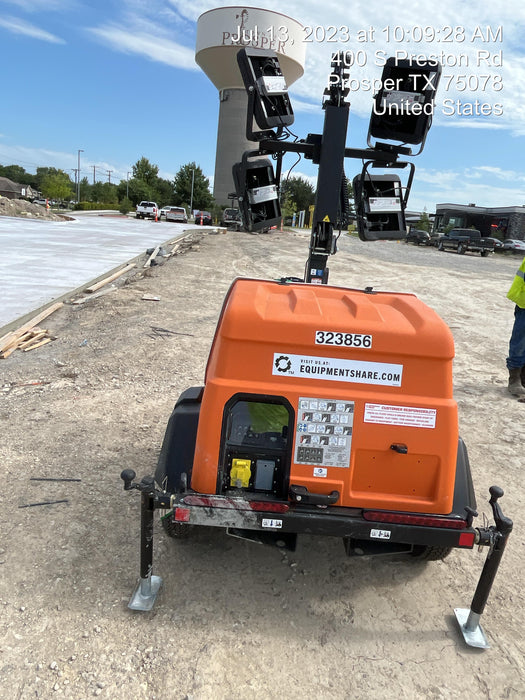 2023 Generac MLT2 Diesel, Flex Switch 120V Input, Powerzone Controller, (4) 320W LED Lights, 4kW Generator, 39.9 Gal Fuel Tank, 2" Ball, T3