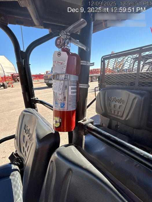 2022 Kubota RTV-X1140W-H Plastic Canopy, Windshield Acrylic Clear, LED Strobe Light, Wire Harness Kit, Back up Alarm