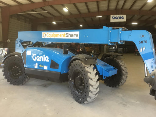 2017 Genie GTH-844 Genie GTH-844, Solid Tires, 60" carriage/forks, Open ROPS, Work Lights