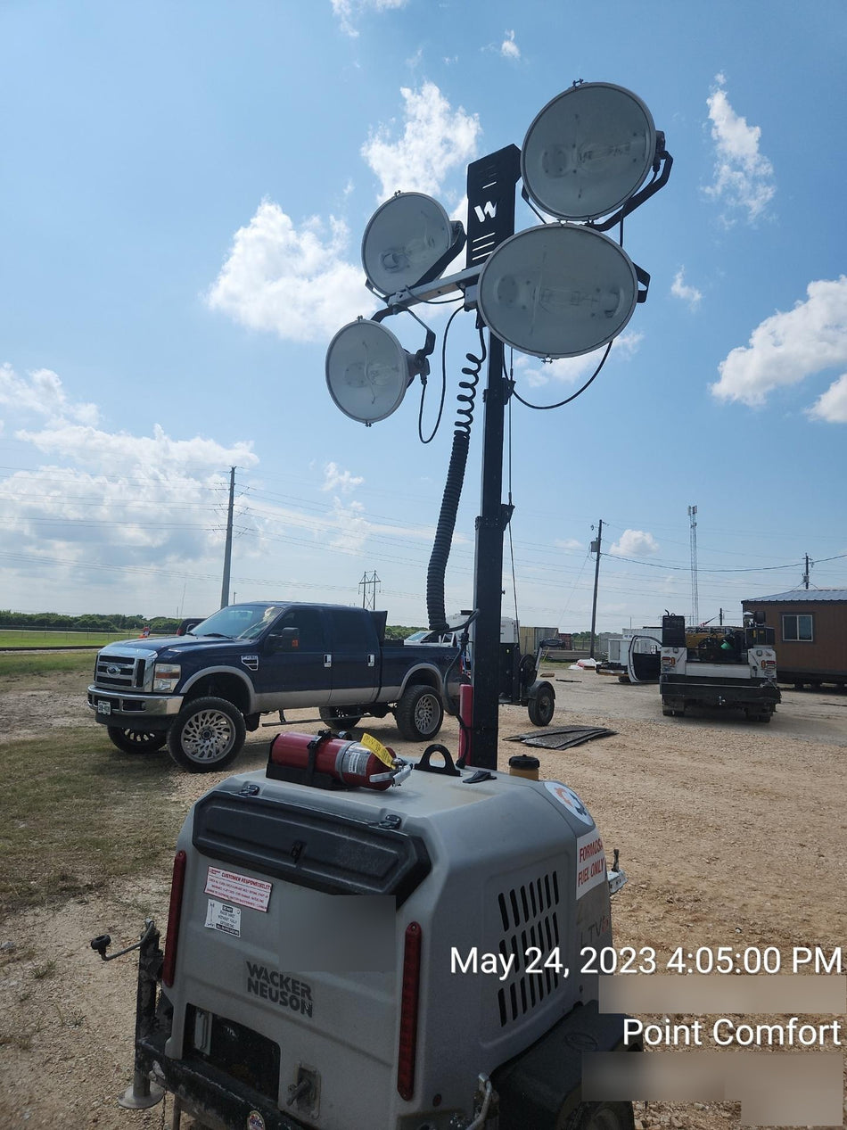 2019 Wacker Neuson LTV6L-MH Wacker Neuson LTV6L Mobile Light Tower w/Fuel Level Sensor Installed
