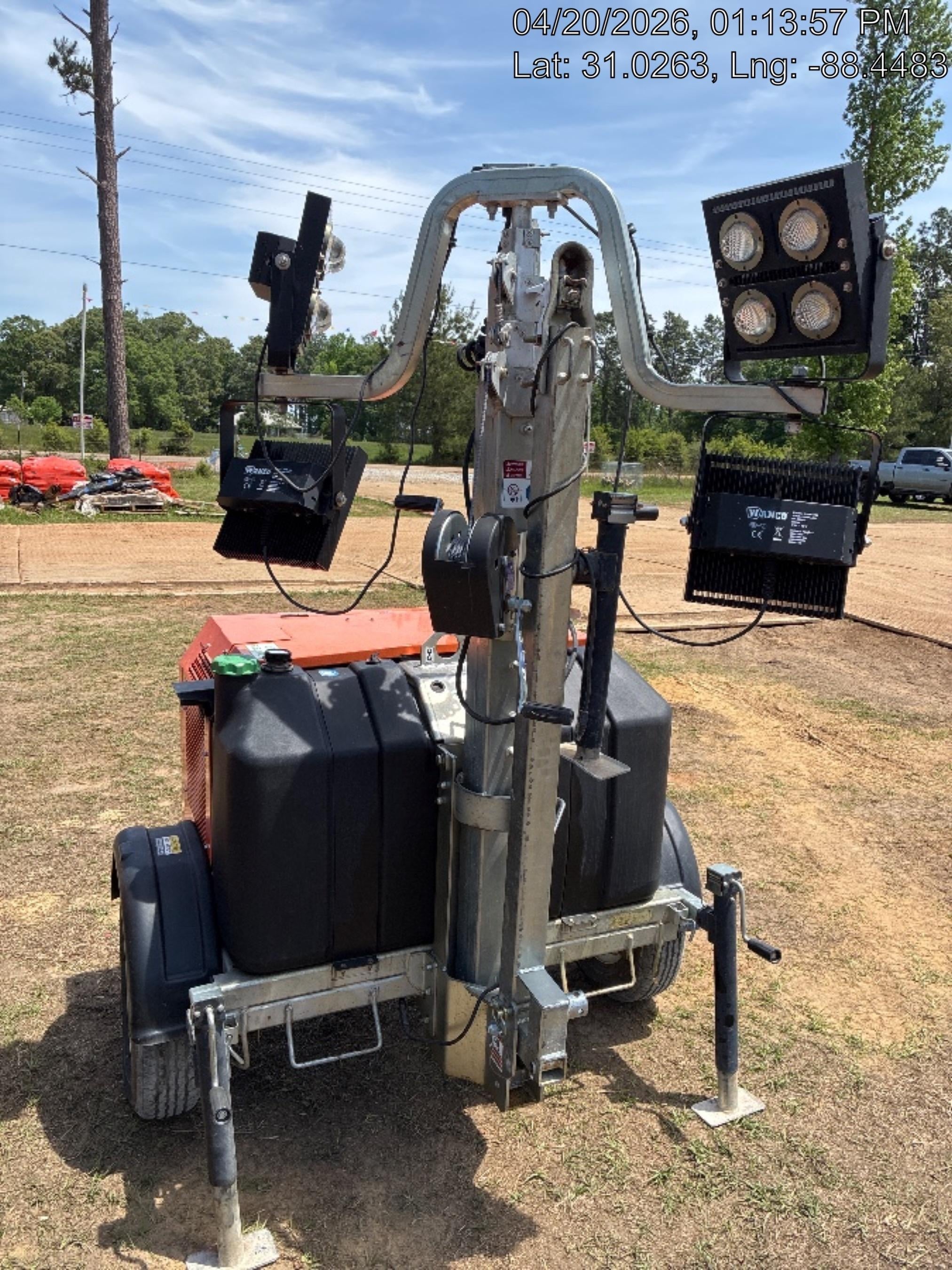 2023 Wanco WLTT-4MM4K Diesel, Deep Sea Controller, Shore Power Plug, Auto Start, (4) 350W LED Floodlights, 4kW Generator, 60 Gal Fuel Tank, 2" Ball, T3