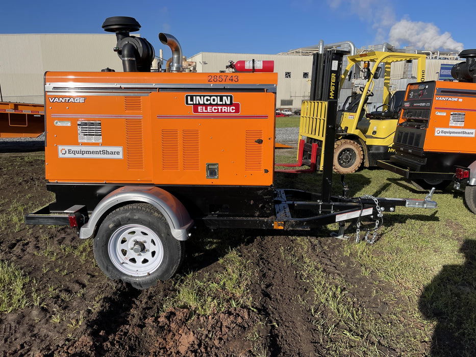 2022 Lincoln Electric Vantage 549X Crosslink Technology, Trailer Mounted, ES Decals, T3