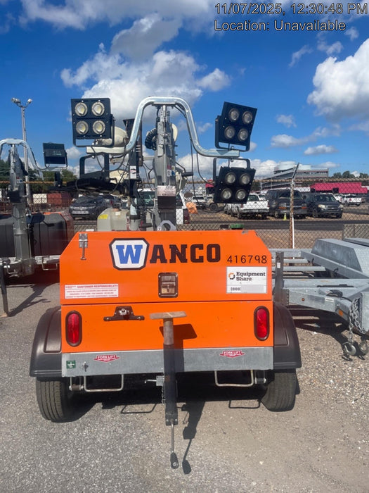 2024 Wanco WLTT-4MM4K Diesel, Deep Sea Controller, Shore Power Plug, Auto Start, (4) 350W LED Floodlights, 4kW Generator, 60 Gal Fuel Tank, 2" Ball, T3