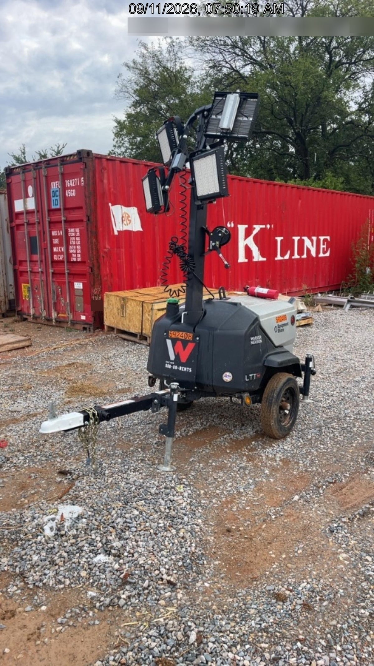 2023 Generac MLT2 Diesel, Flex Switch 120V Input, Powerzone Controller, (4) 320W LED Lights, 4kW Generator, 39.9 Gal Fuel Tank, 2" Ball, T3
