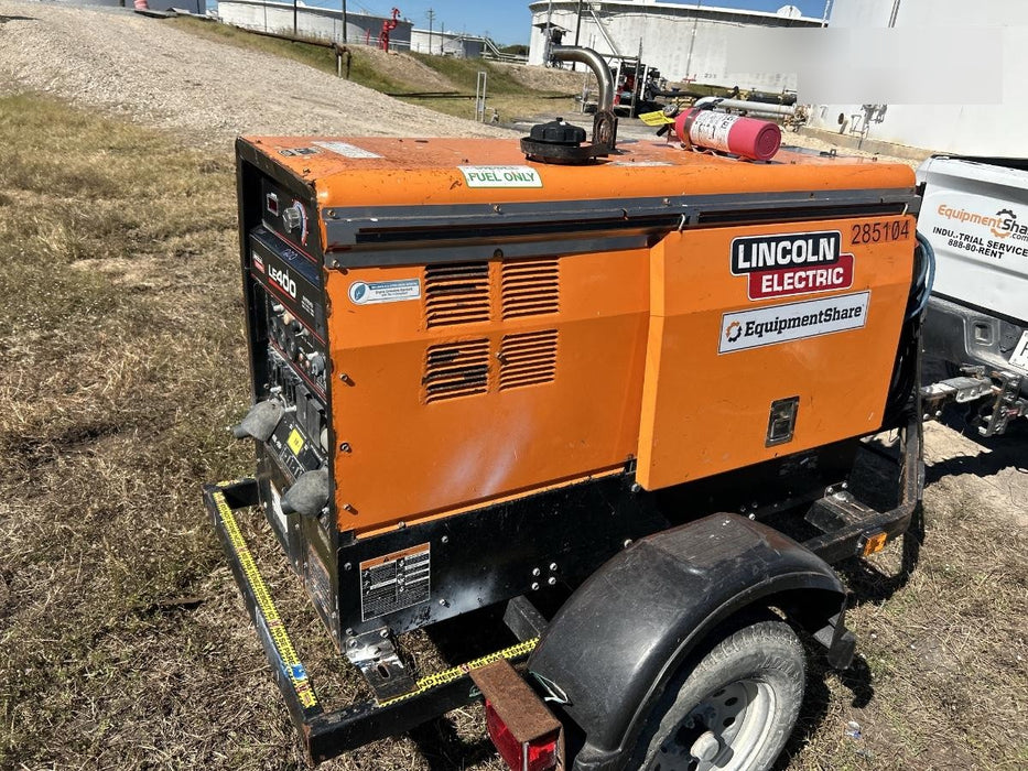 2022 Lincoln Electric LE400 Kubota V1505, Trlr, Cable Rack, Light Kit, ES Decals, T3