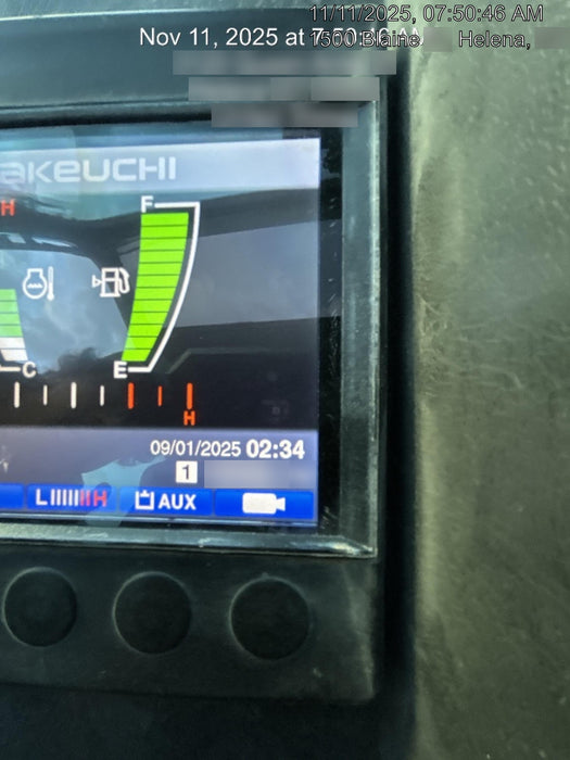 2020 Takeuchi TB290C Cab/Heat/Air, Rubber Tracks, Manual TAG QC