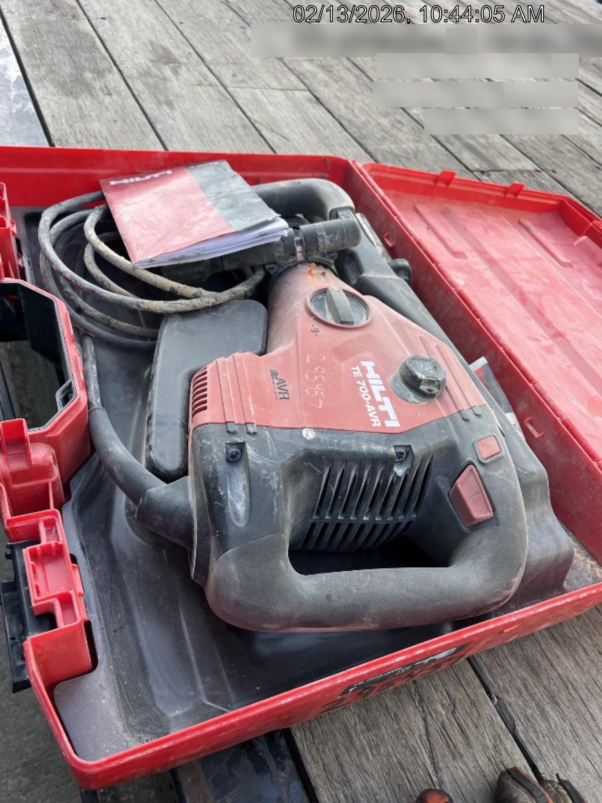 2023 HILTI TE 700-AVR
