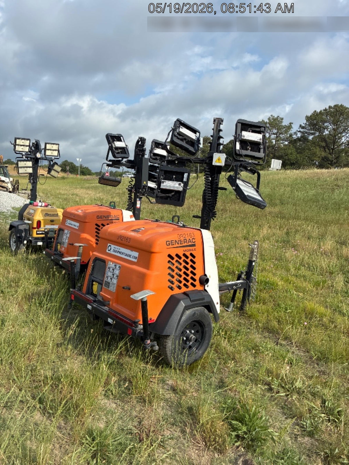 2024 Generac MLT2 Diesel, Flex Switch 120V Input, Powerzone Controller, 
(4) 320W LED Lights, 4kW Generator, 39.9 Gal Fuel Tank, 2" Ball, T3