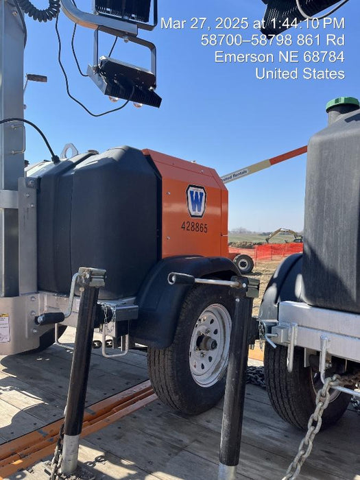 2024 Wanco WLTT-4MM4K Diesel, Deep Sea Controller, Shore Power Plug, Auto Start, (4) 350W LED Floodlights, 4kW Generator, 60 Gal Fuel Tank, 2" Ball, T3