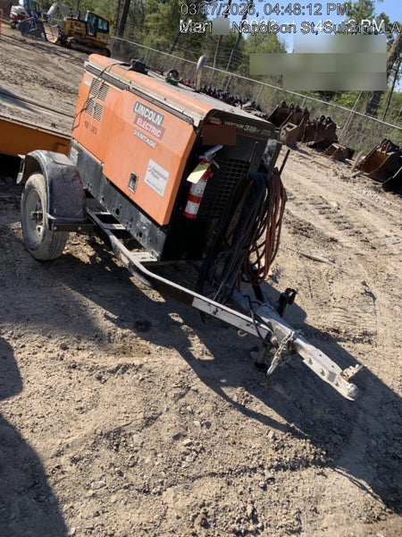 2021 Lincoln Electric Vantage 322 Vantage 322 Ready Pak 3 w/ Decals, ORANGE (includes trailer, cable rack, fender light kit) NO Telematics