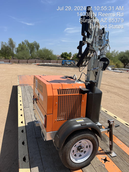 2024 Wanco WLTT-4MM4K Diesel, Deep Sea Controller, Shore Power Plug, Auto Start, (4) 350W LED Floodlights, 4kW Generator, 60 Gal Fuel Tank, 2" Ball, T3