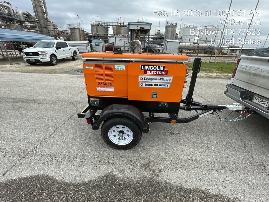 2022 Lincoln Electric LE400 Kubota V1505, Trlr, Cable Rack, Light Kit, ES Decals, T3