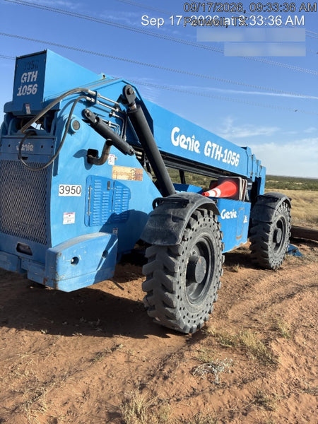 2017 Genie GTH-1056 Genie GTH1056, Solid Tires, 60" carriage, Light Kit, Open ROPS