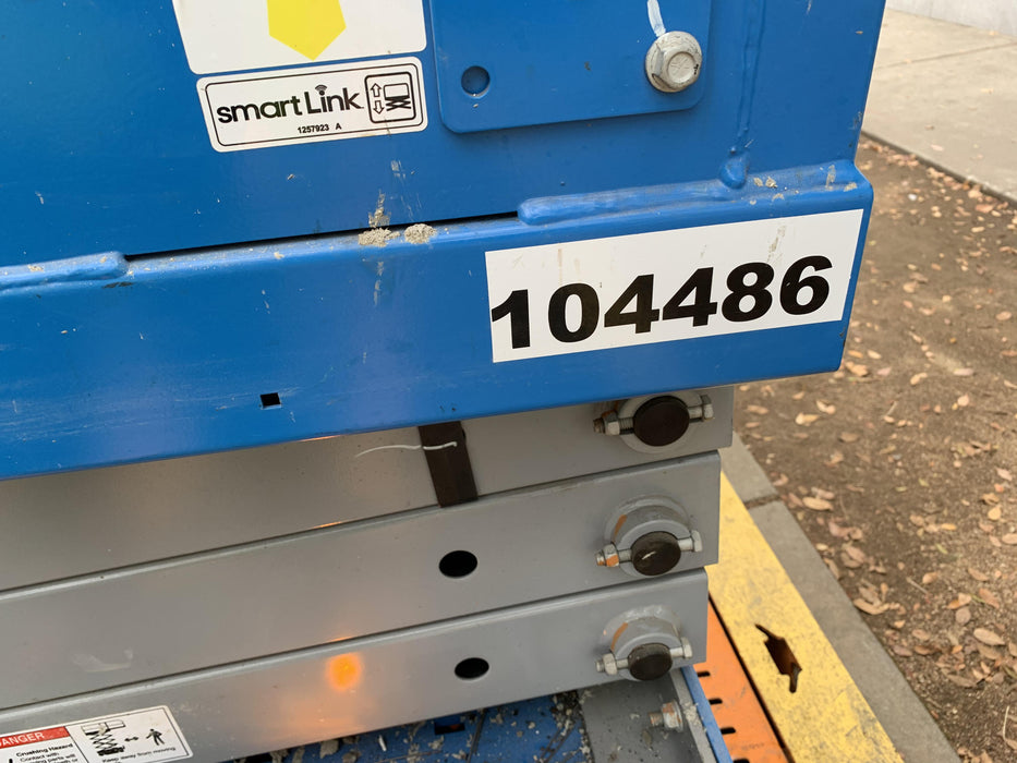 2020 Genie GS-1930 Solid Non Marking Tires, Beacon, Folding rails with half height swing gate, 800W Inverter