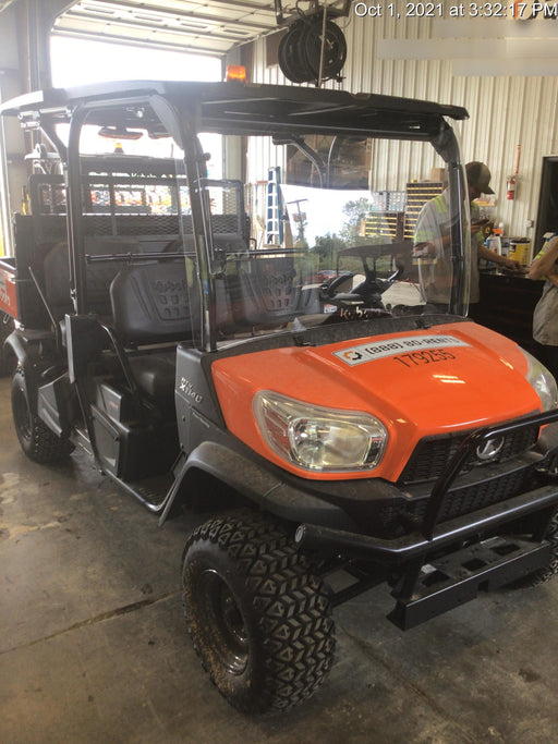 2022 Kubota RTV-X1140W-H Plastic Canopy, Windshield Acrylic Clear, LED Strobe Light, Wire Harness Kit, Back up Alarm
