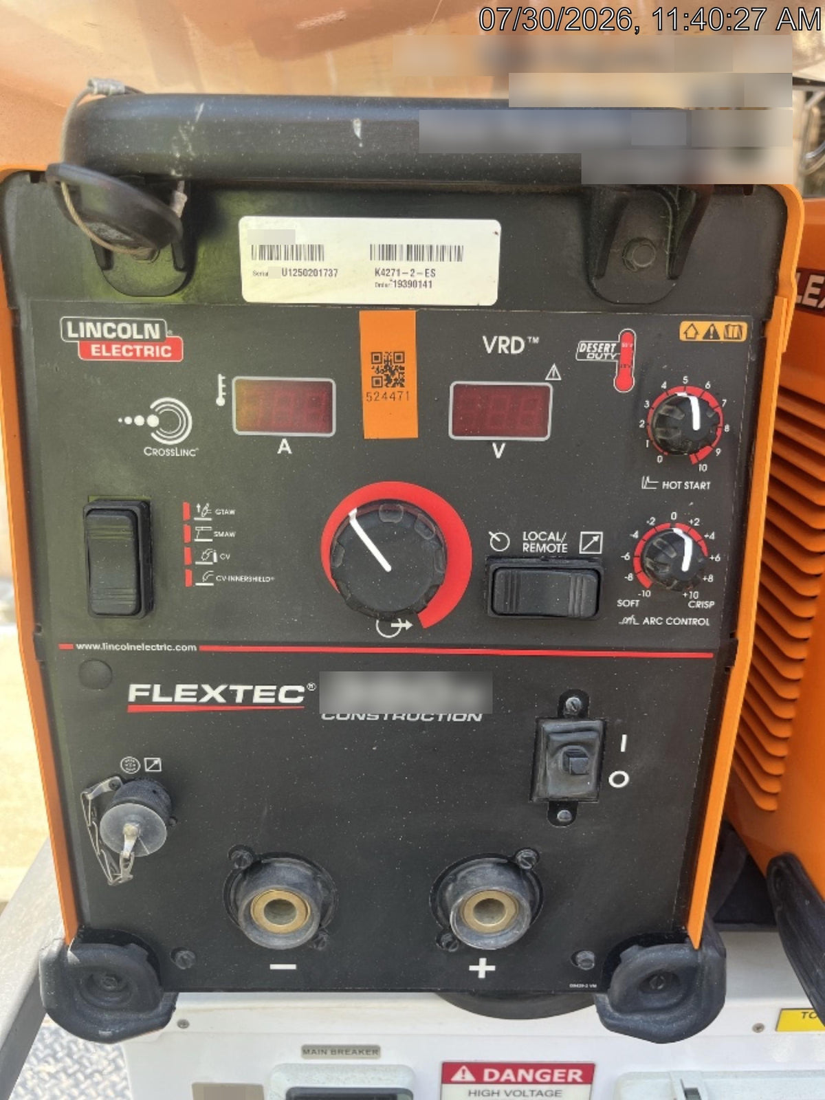 2025 LINCOLN ELECTRIC FLEXTEC 350X
