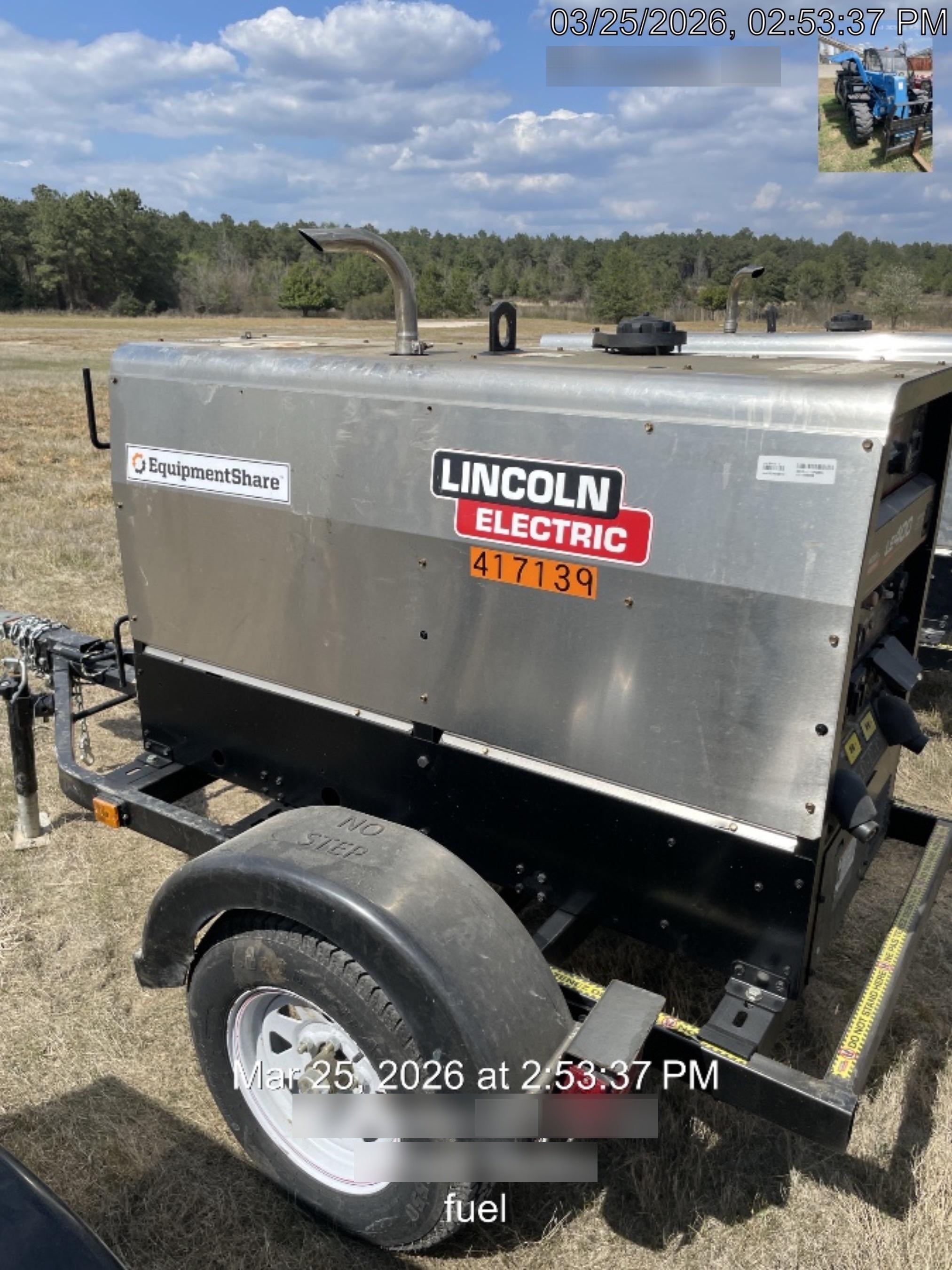 2024 Lincoln Electric LE400 Kubota V1505, Trlr, Cable Rack, Light Kit, ES Decals, T3