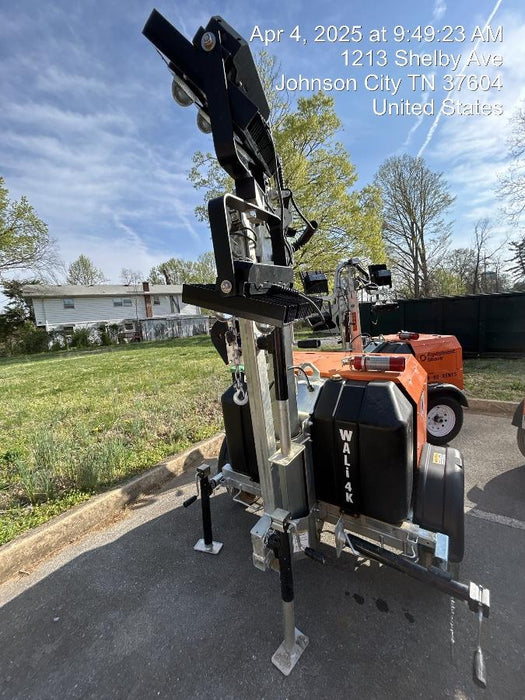 2025 Wanco WLTT-4MM4K Diesel, Mitsubishi L2E, 9.0HP @1800 rpm, Deep Sea Controller, Shore Power Plug, Auto Start, (4) 350W LED Floodlights, 4kW Generator, 60 Gal Fuel Tank, 2" Ball, T3