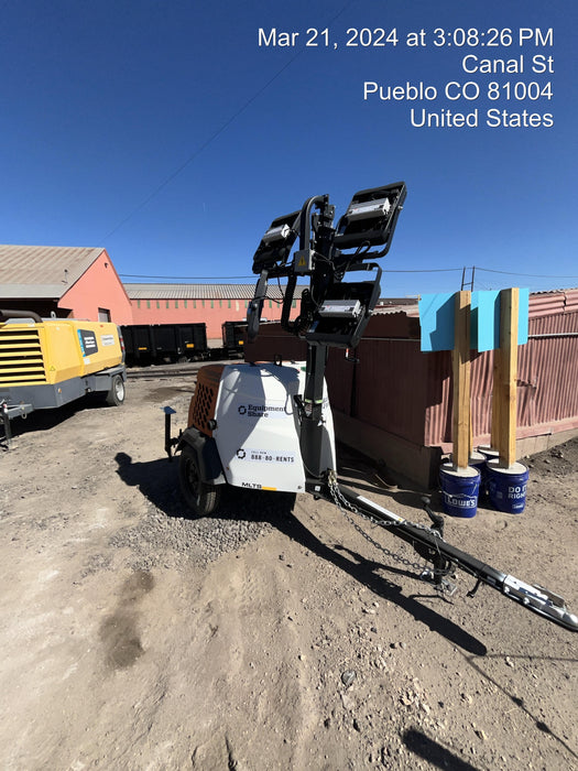 2023 Generac MLT2 Diesel, Flex Switch 120V Input, Powerzone Controller, 
(4) 320W LED Lights, 4kW Generator, 39.9 Gal Fuel Tank, 2" Ball, T3