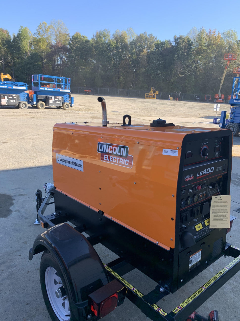 2022 Lincoln Electric LE400 Kubota V1505, Trlr, Cable Rack, Light Kit, ES Decals, T3