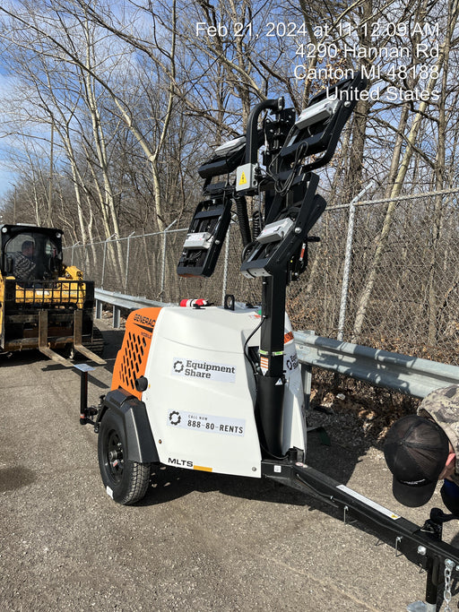 2024 Generac MLT2 Diesel, Flex Switch 120V Input, Powerzone Controller, 
(4) 320W LED Lights, 4kW Generator, 39.9 Gal Fuel Tank, 2" Ball, T3