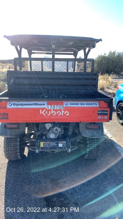 2021 Kubota RTV-X1140W-H Plastic Canopy, Windshield Acrylic Clear, LED Strobe Light, Wire Harness Kit, Back up Alarm