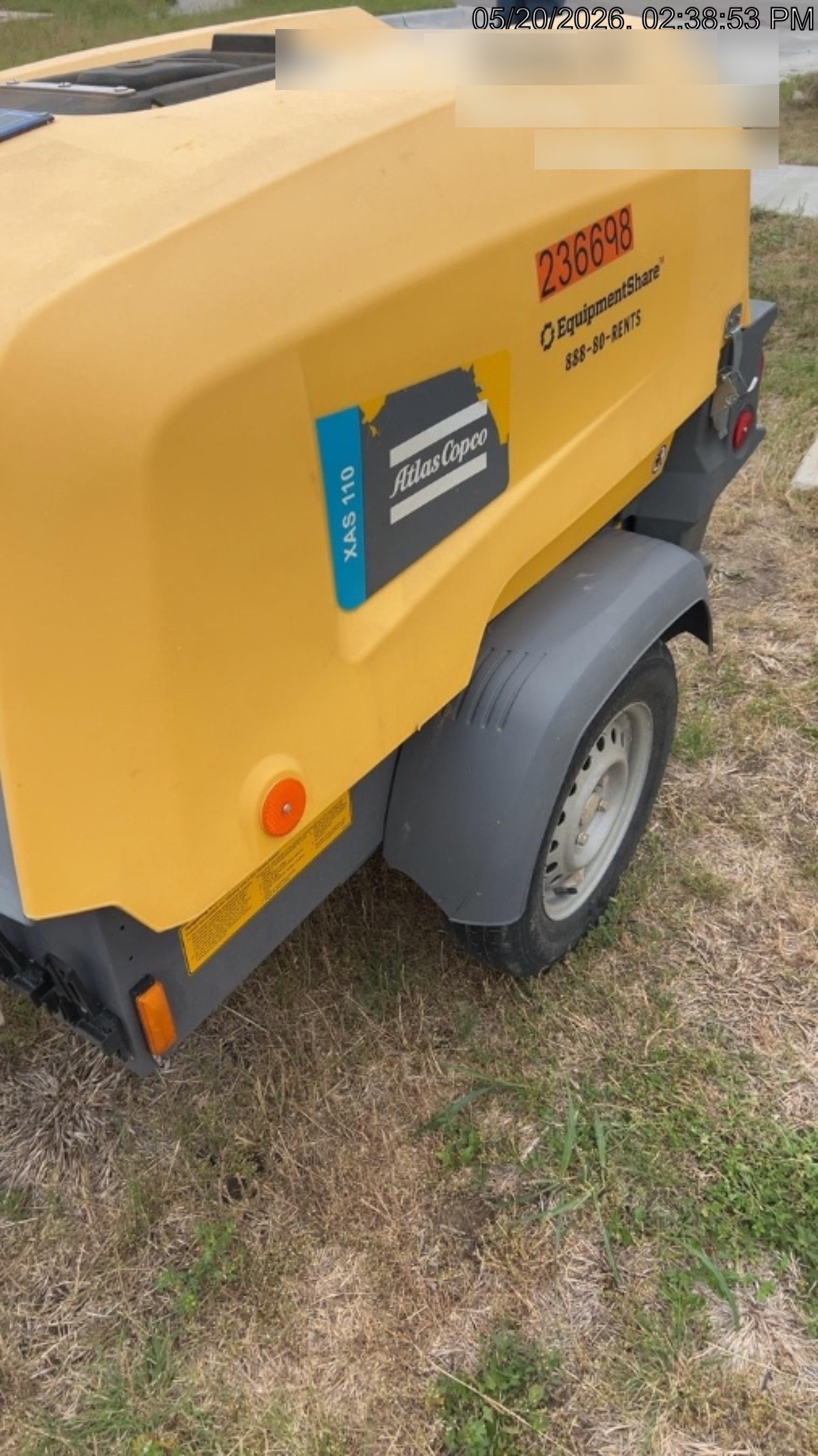 2022 ATLAS COPCO XAS 110