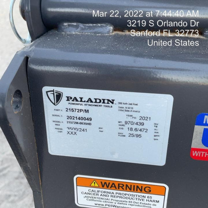 2021 PALADIN Sweepster SB72