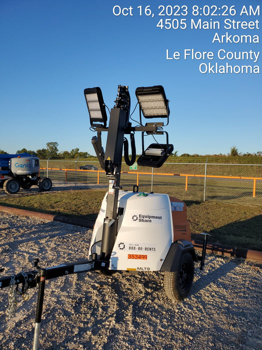 2023 Generac MLT2 Diesel, Flex Switch 120V Input, Powerzone Controller, (4) 320W LED Lights, 4kW Generator, 39.9 Gal Fuel Tank, 2" Ball, T3