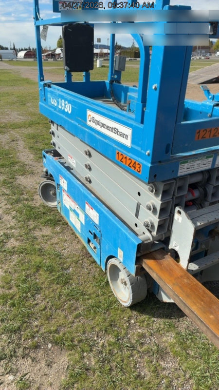 2020 Genie GS-1930 Solid Non Marking Tires, Beacon, Folding rails with half height swing gate, Telematics