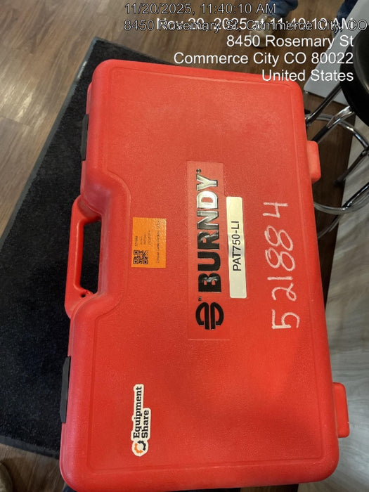 2025 BURNDY PAT750LI