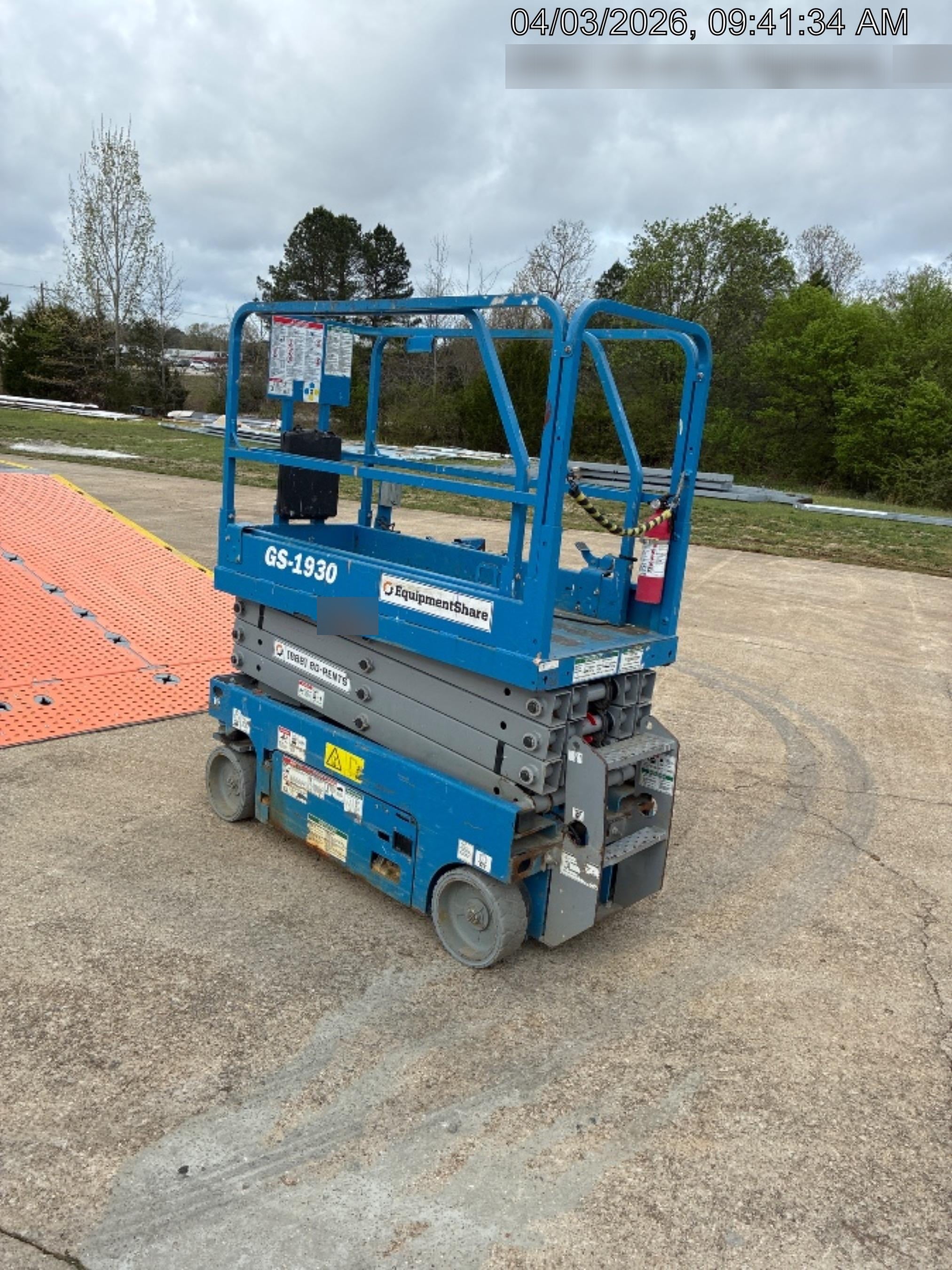 2020 Genie GS-1930 Fixed rails with chain entry gate - Pre A92.20