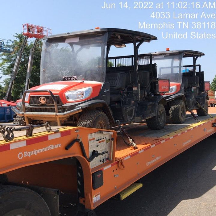 2021 Kubota RTV-X1140W-H Plastic Canopy, Windshield Acrylic Clear, LED Strobe Light, Wire Harness Kit, Back up Alarm