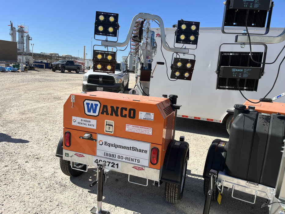 2024 Wanco WLTT-4MM4K Diesel, Deep Sea Controller, Shore Power Plug, Auto Start, (4) 350W LED Floodlights, 4kW Generator, 60 Gal Fuel Tank, 2" Ball, T3