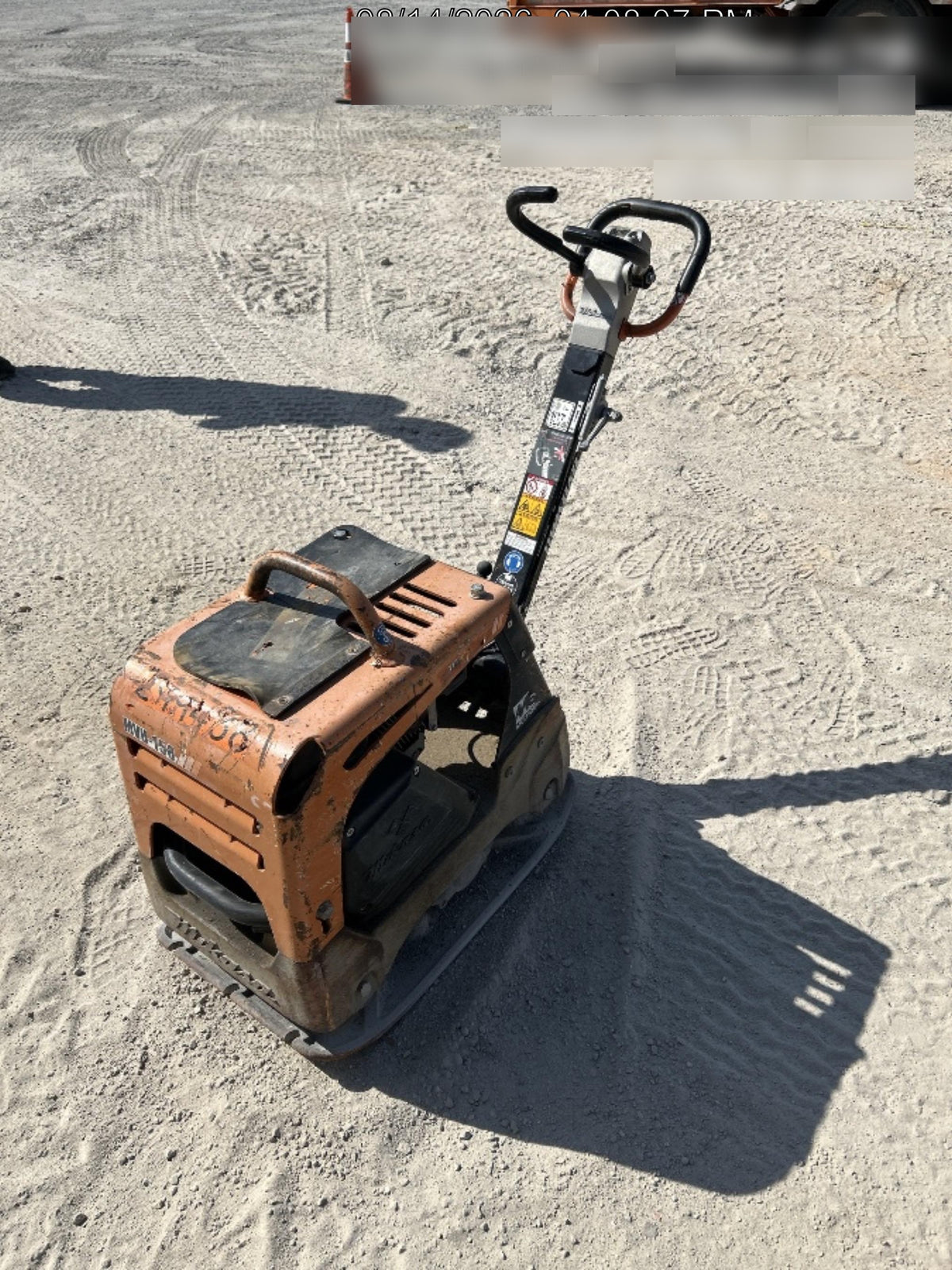 2023 Multiquip MVH158 Honda GX200, 17" Plate, Gas
